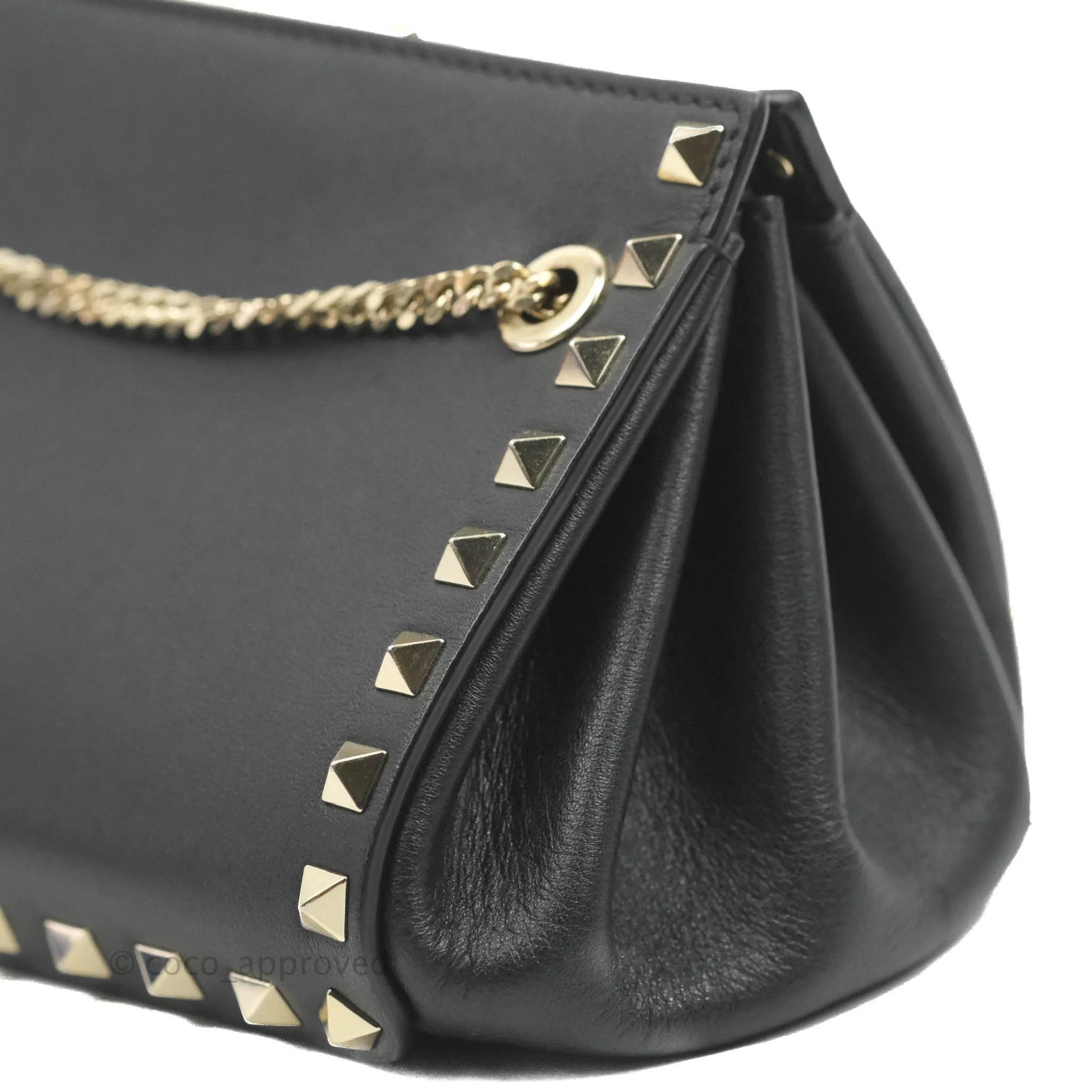 Valentino Garavani Mini Rockstud Shoulder Bag Black