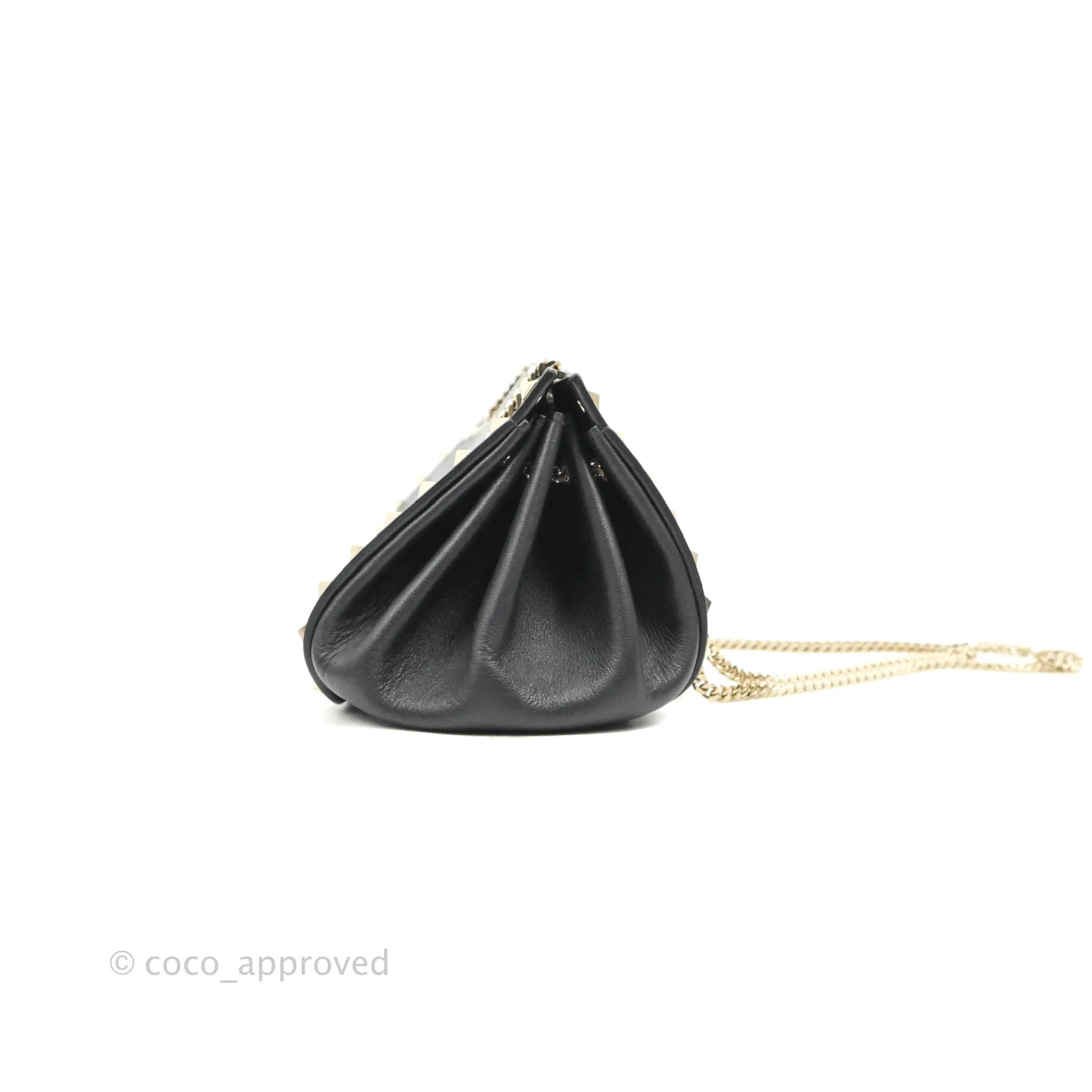 Valentino Garavani Mini Rockstud Shoulder Bag Black