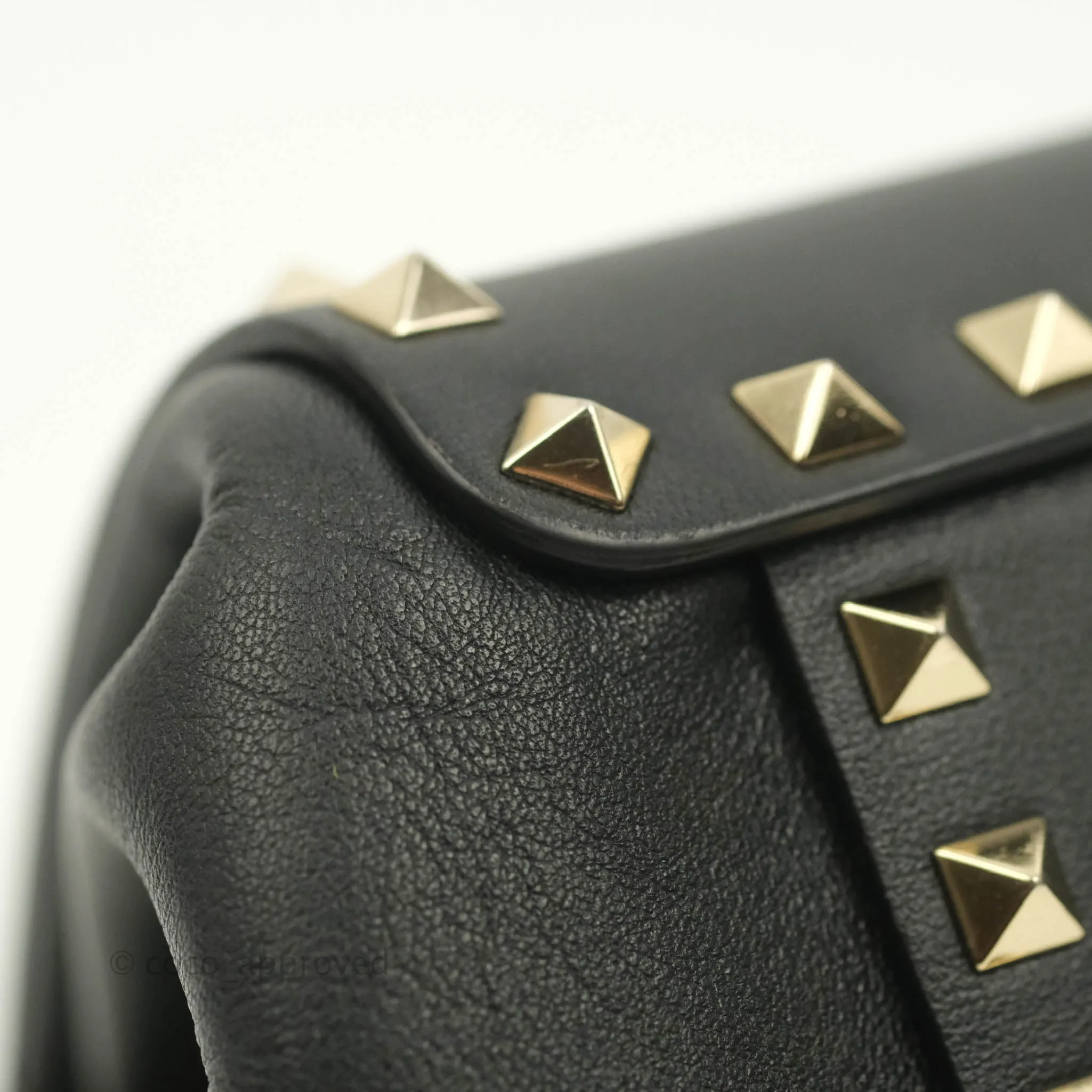 Valentino Garavani Mini Rockstud Shoulder Bag Black