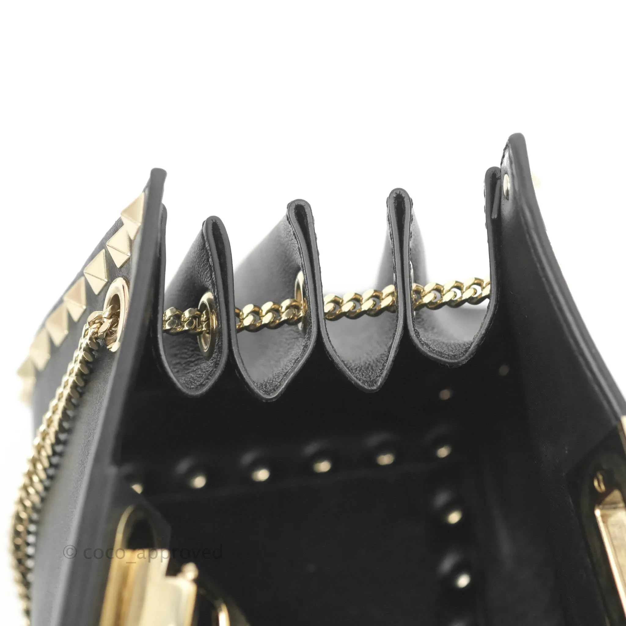 Valentino Garavani Mini Rockstud Shoulder Bag Black