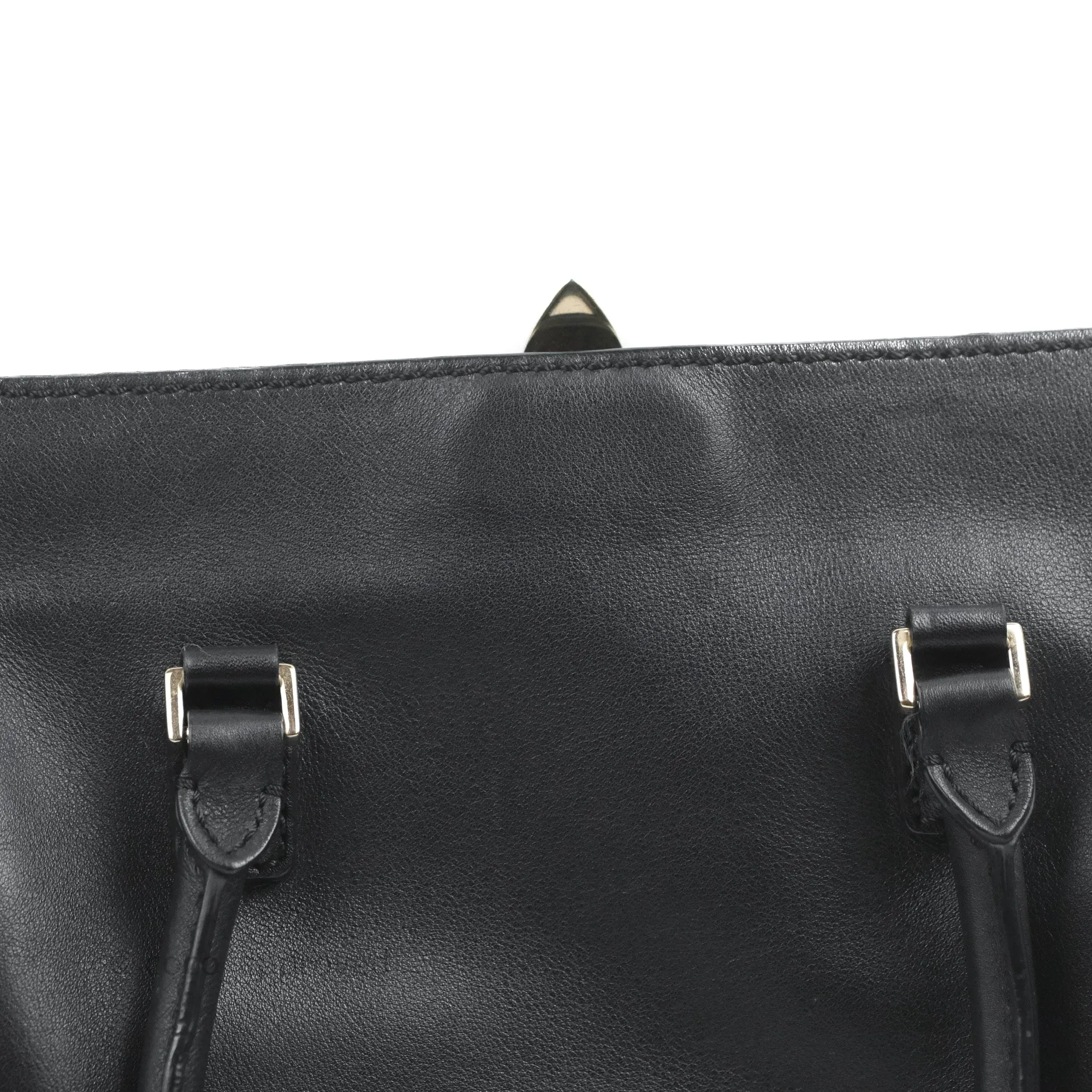 Valentino Garavani Small Rockstud Bag Black Calfskin