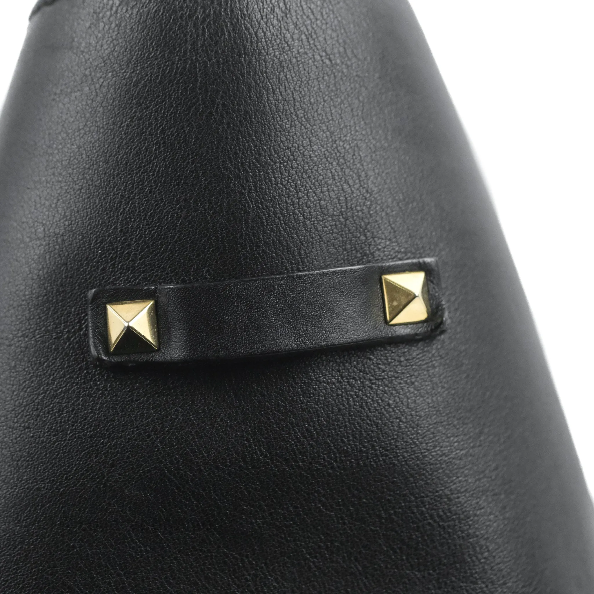 Valentino Garavani Small Rockstud Bag Black Calfskin