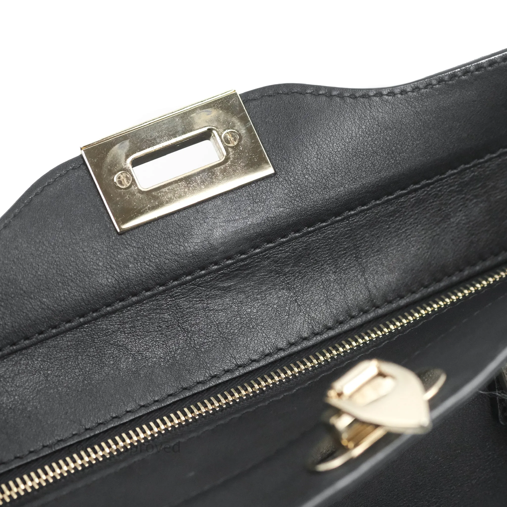 Valentino Garavani Small Rockstud Bag Black Calfskin
