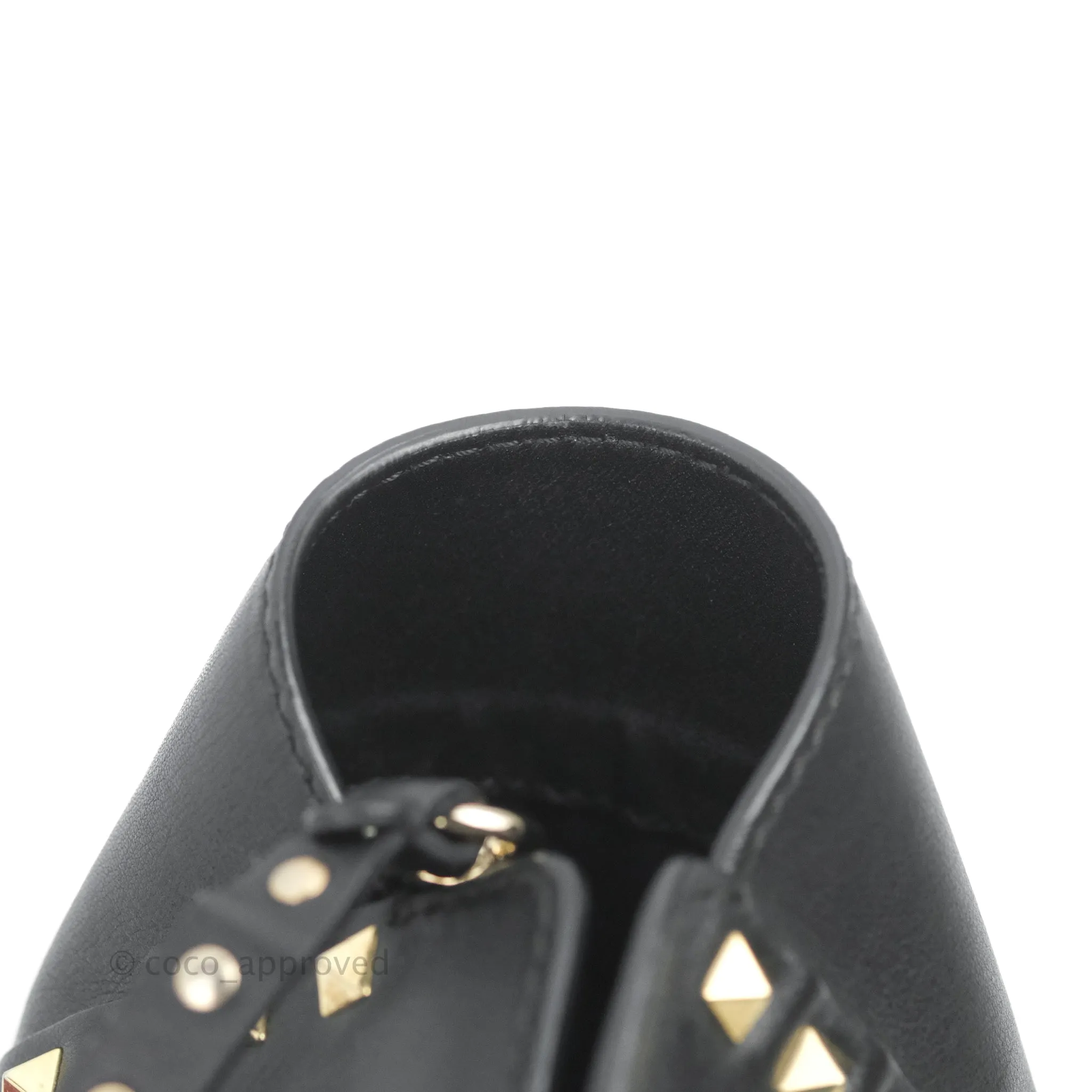 Valentino Garavani Small Rockstud Bag Black Calfskin