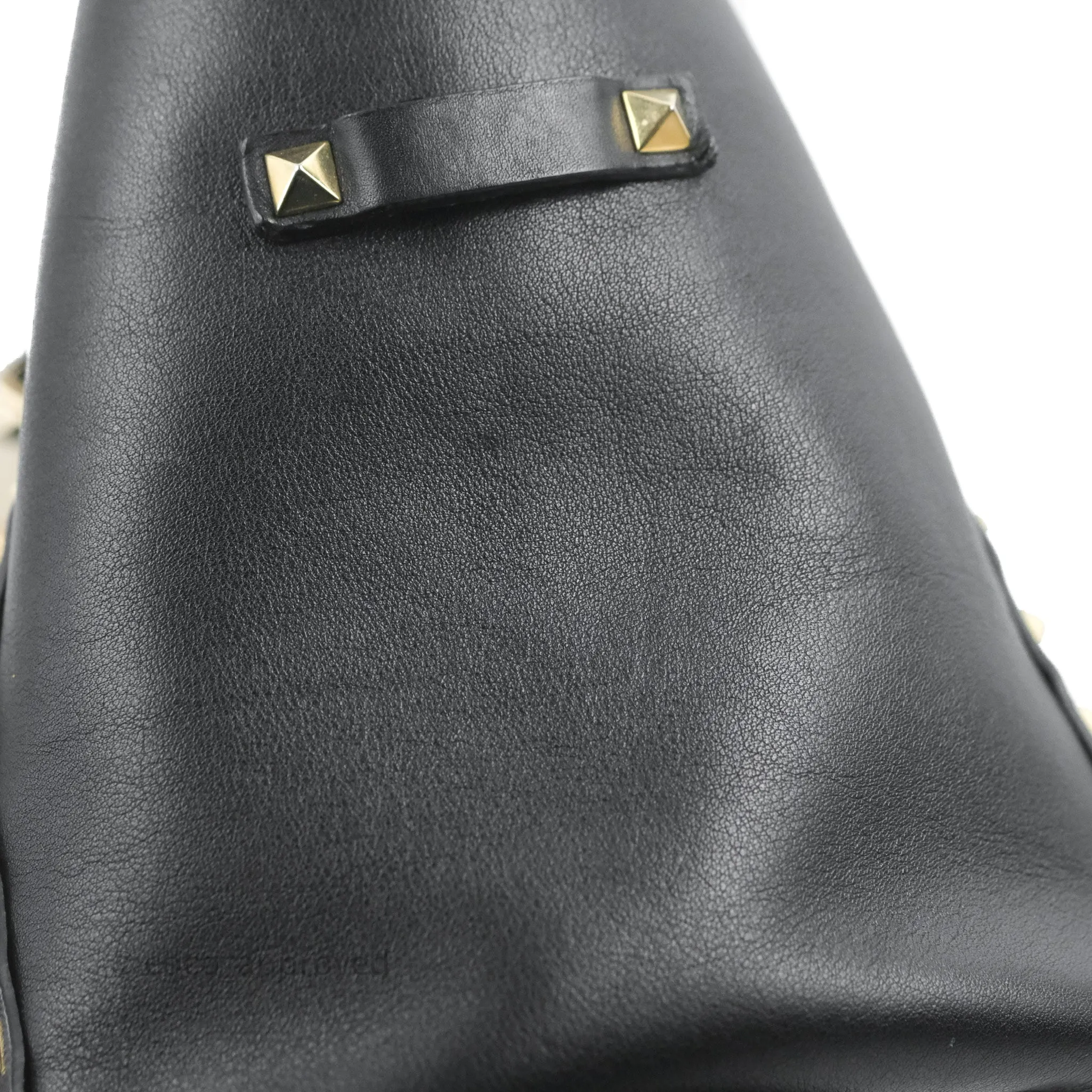 Valentino Garavani Small Rockstud Bag Black Calfskin