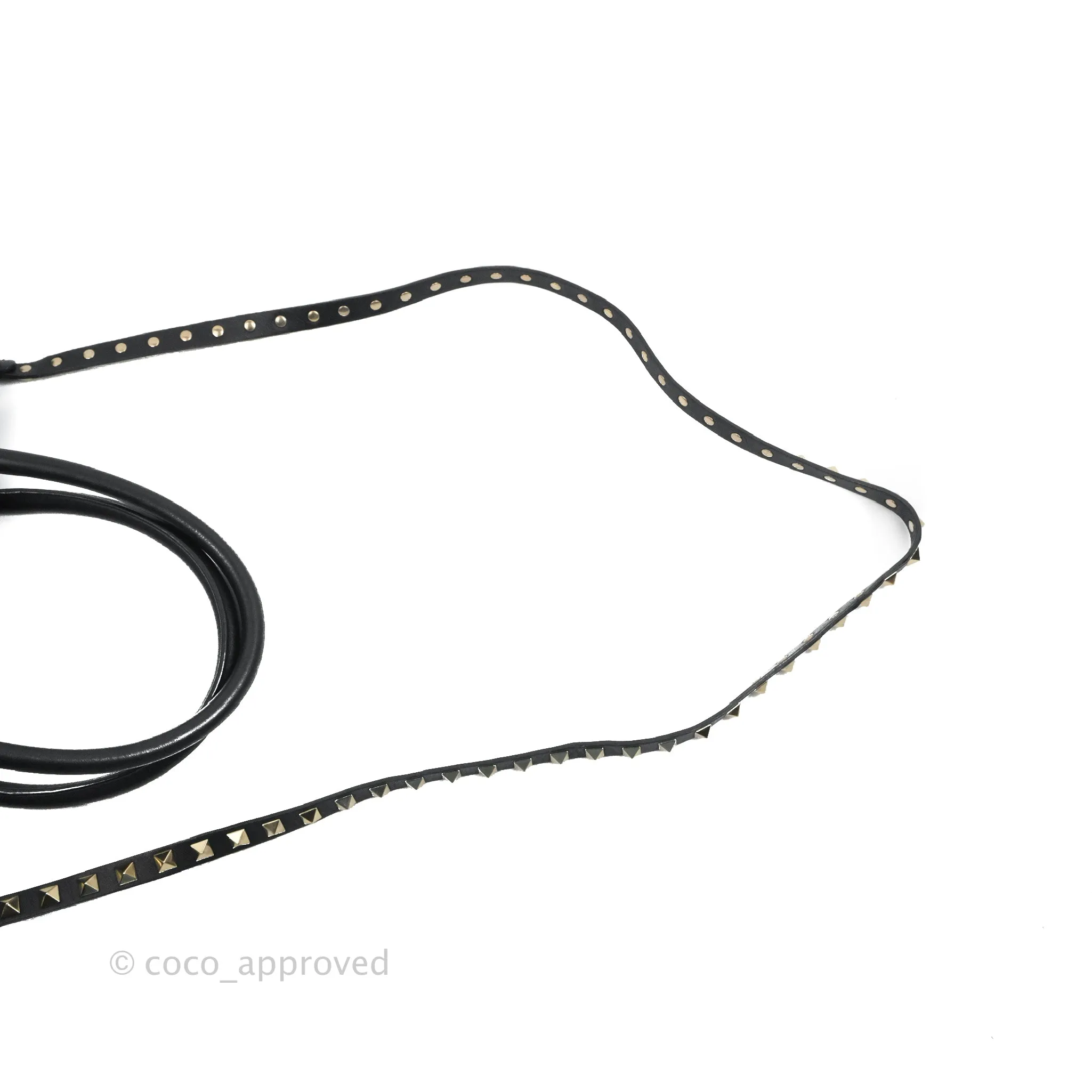 Valentino Garavani Small Rockstud Bag Black Calfskin