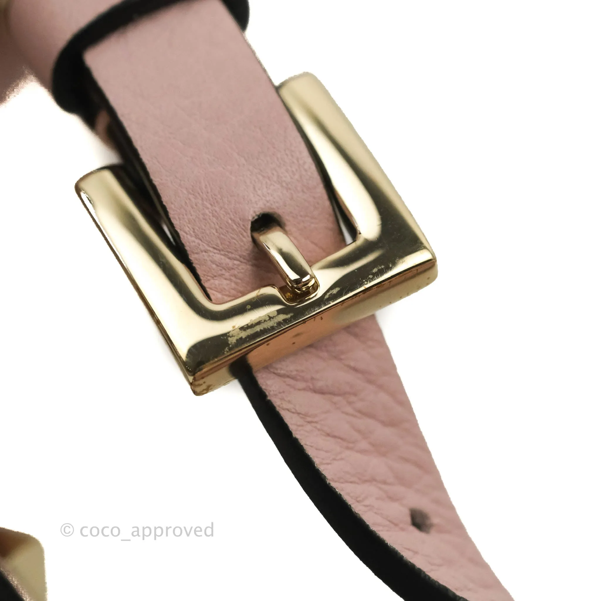 Valentino Garavani Small Rockstud Crossbody Bag Poudre Grainy Calfskin