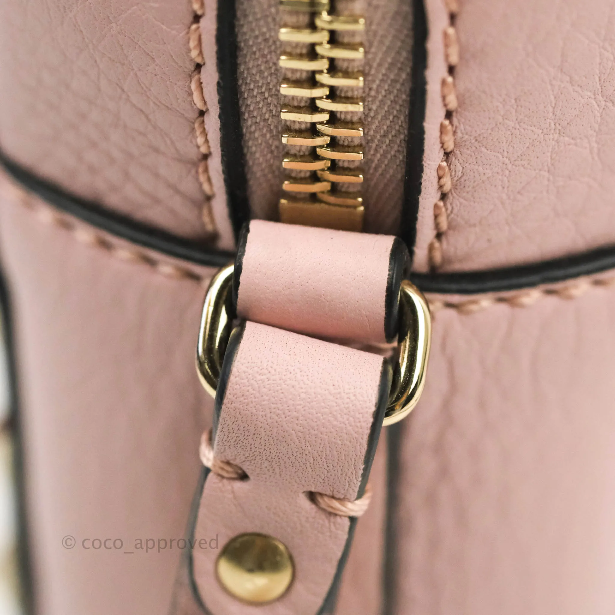 Valentino Garavani Small Rockstud Crossbody Bag Poudre Grainy Calfskin