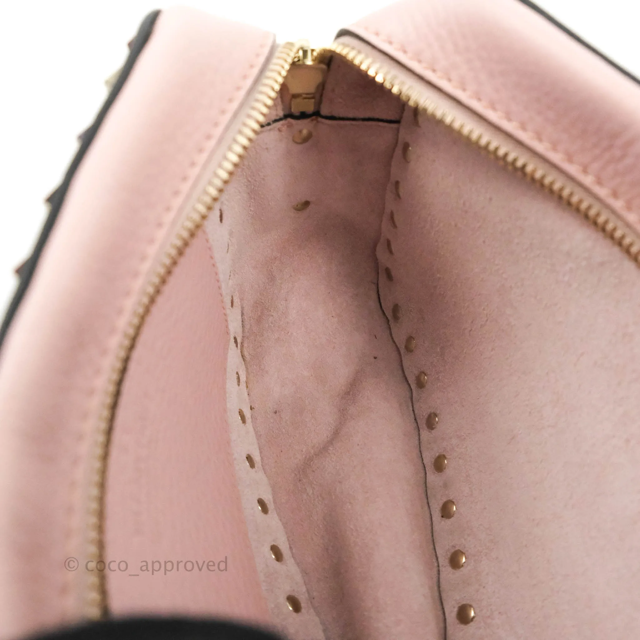 Valentino Garavani Small Rockstud Crossbody Bag Poudre Grainy Calfskin