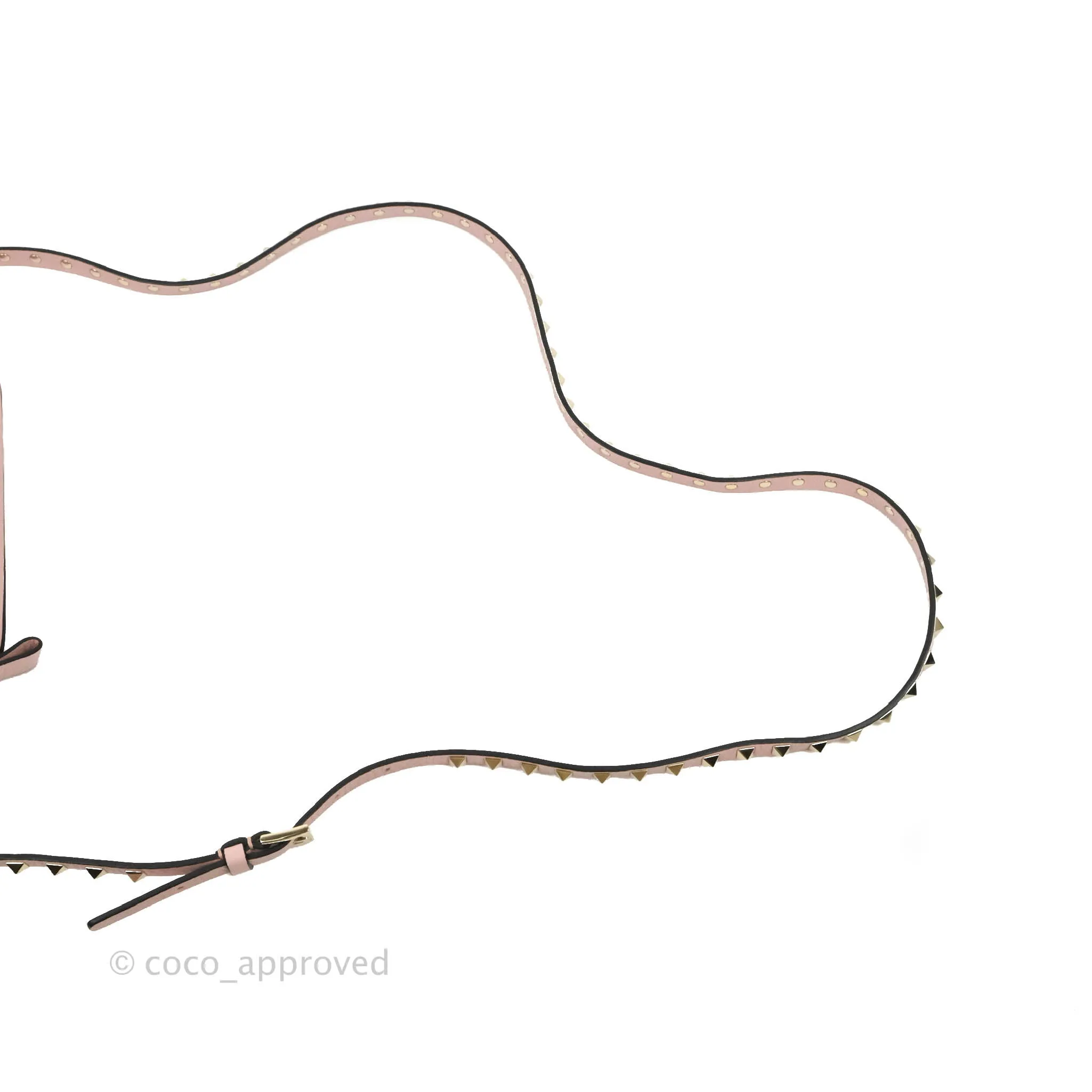 Valentino Garavani Small Rockstud Crossbody Bag Poudre Grainy Calfskin