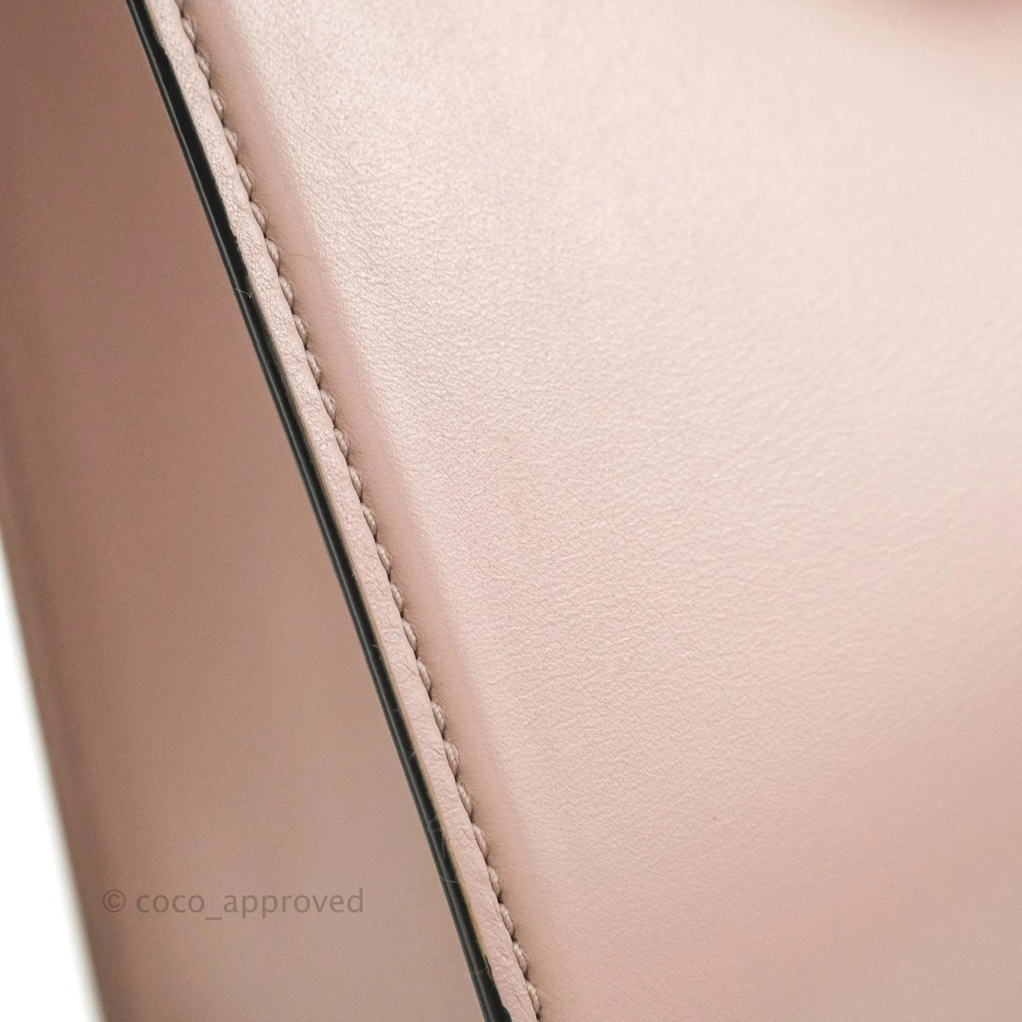 Valentino Garavani Small Vsling Grainy Calfskin Bag Light Pink Aged Gold Hardware