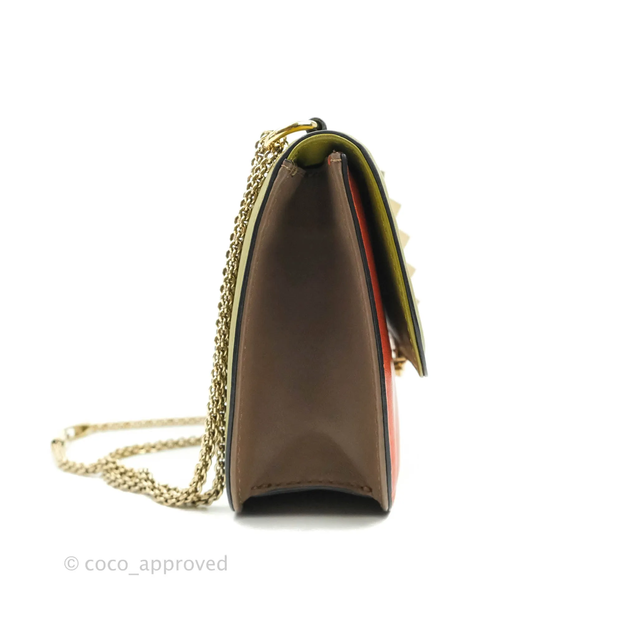 Valentino Rockstud Medium Glam Lock Flap Bag
