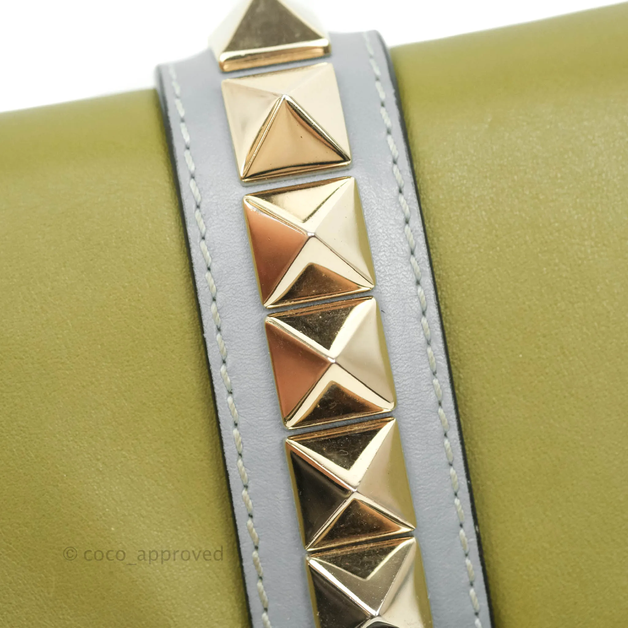 Valentino Rockstud Medium Glam Lock Flap Bag