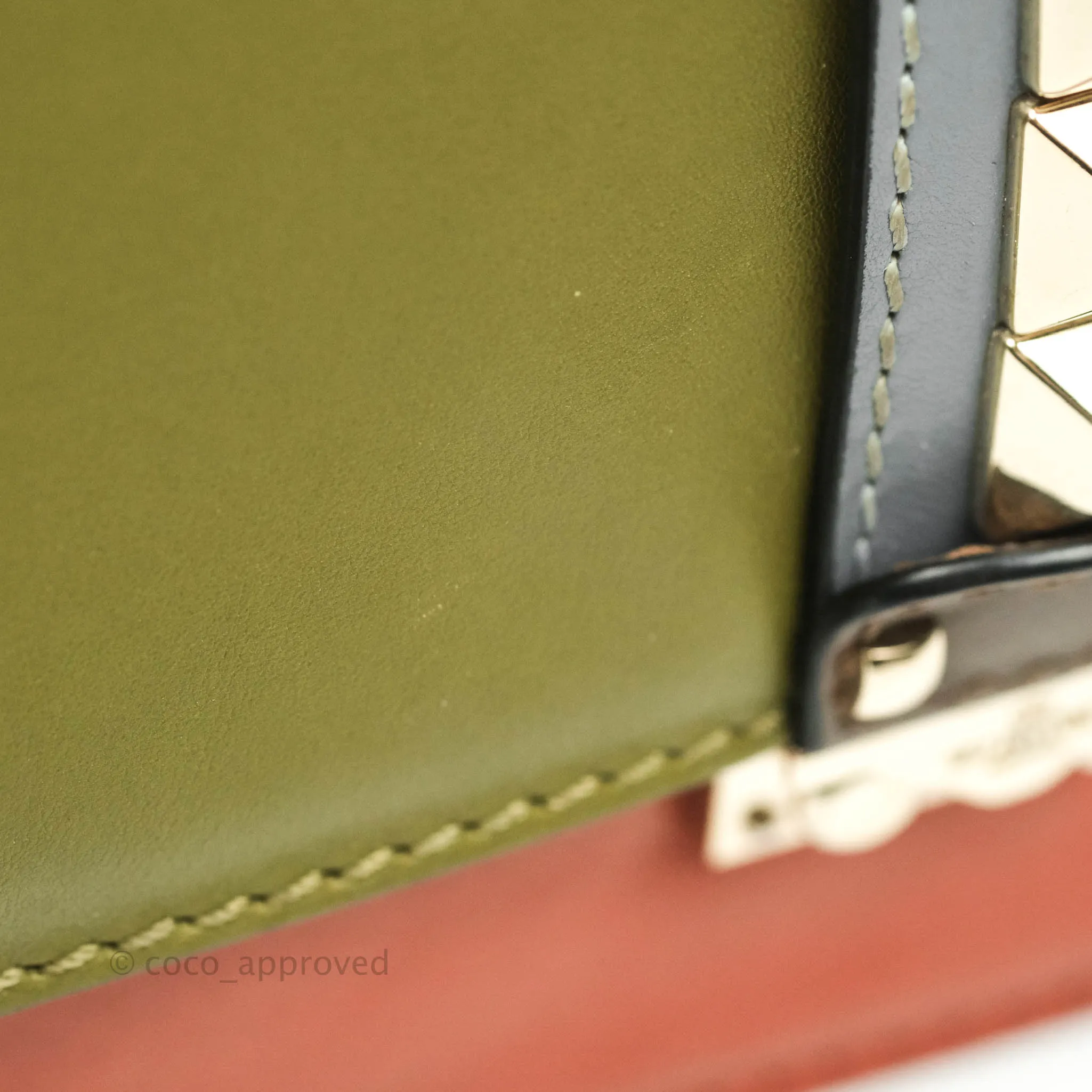 Valentino Rockstud Medium Glam Lock Flap Bag