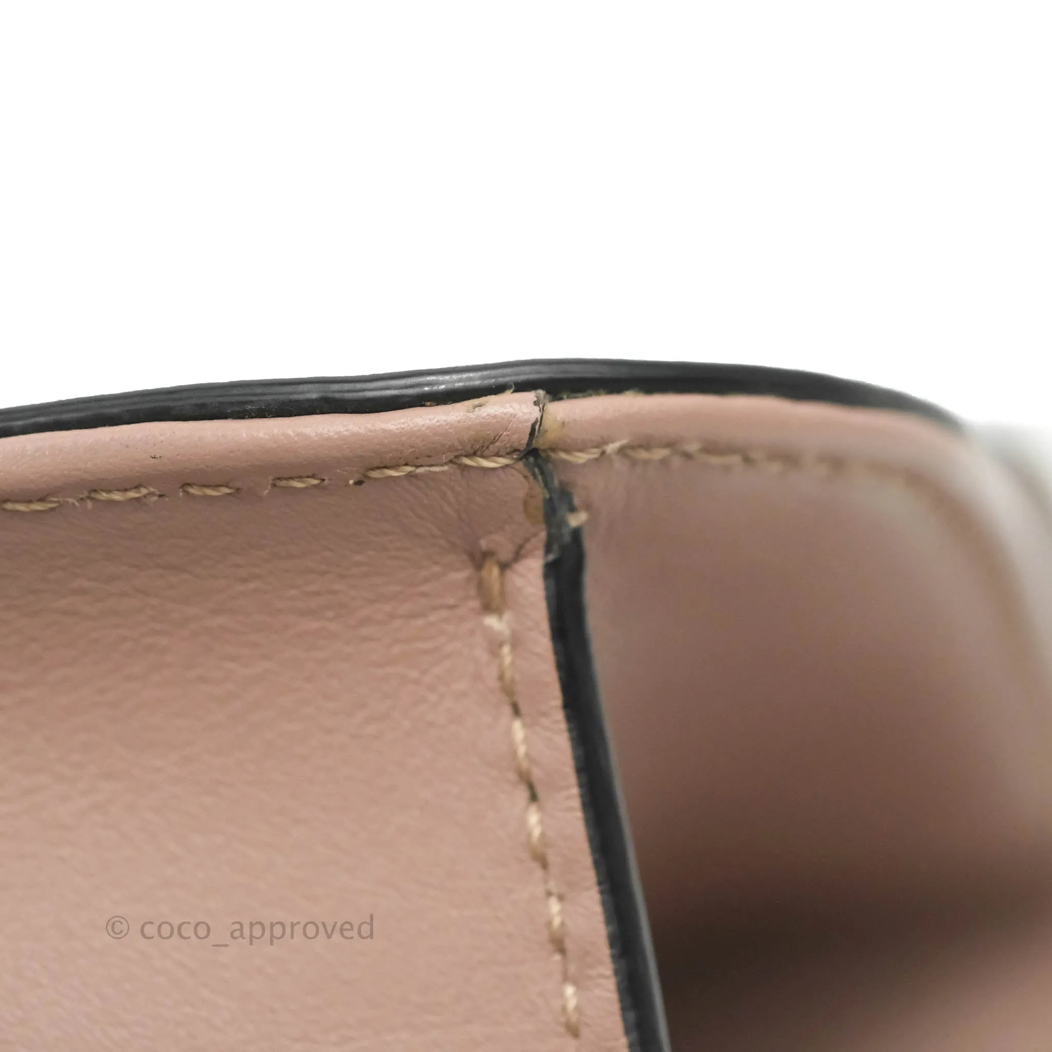 Valentino Small Vitello Glam Lock Rockstud Flap Poudre