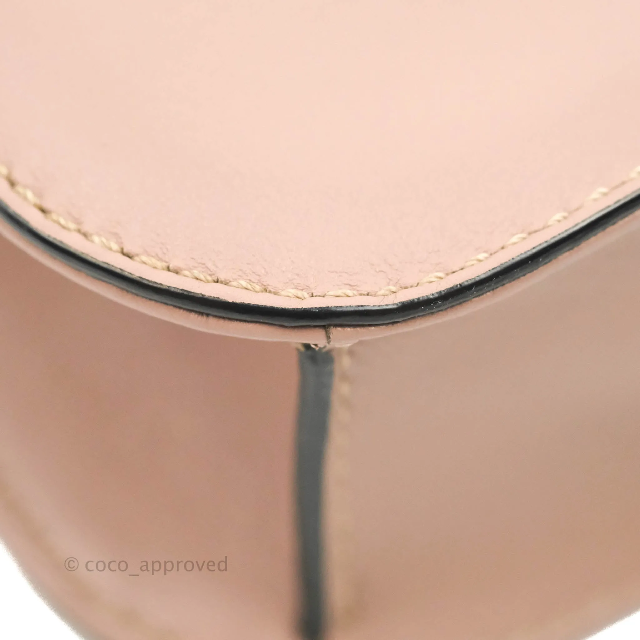 Valentino Small Vitello Glam Lock Rockstud Flap Poudre