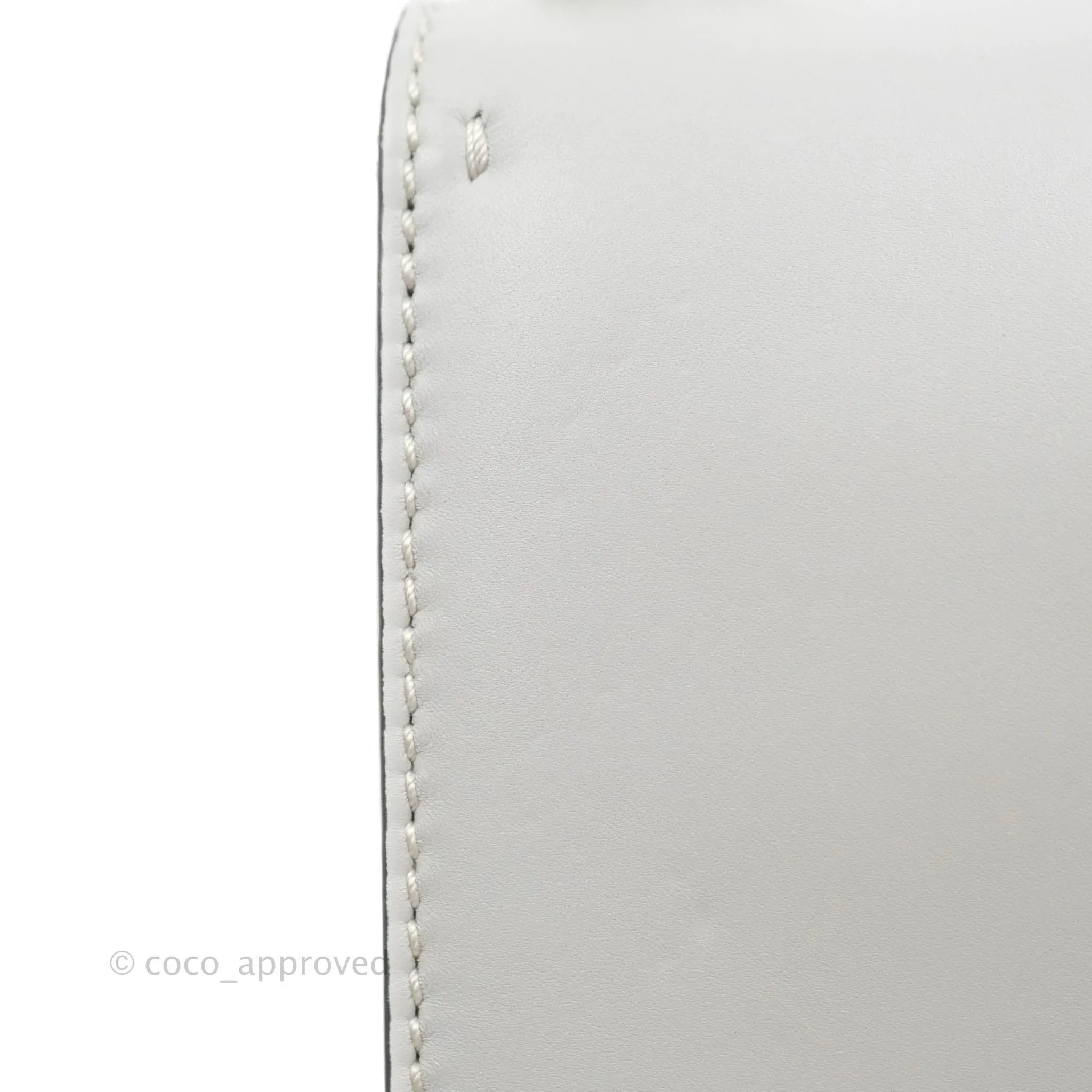 Valentino Vitello Small Glam Lock Rockstud Flap Grey