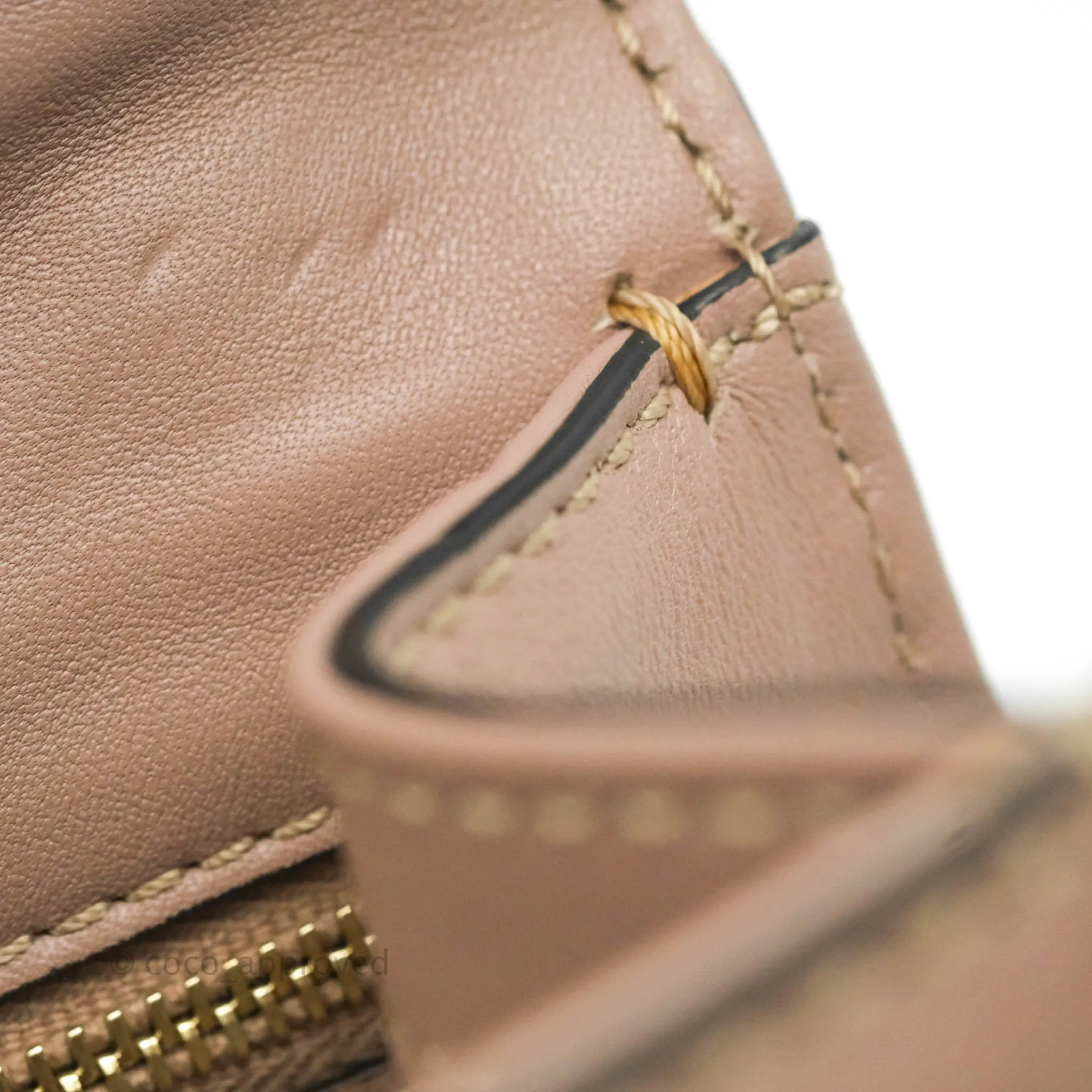 Valentino Vitello Small Glam Lock Rockstud Flap Poudre